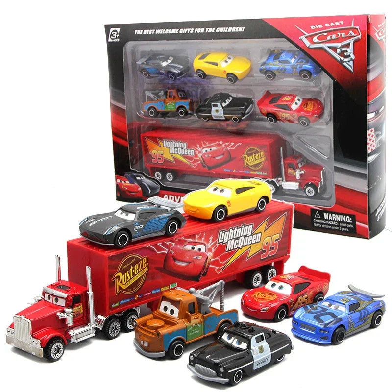 Disney Pixar Cars Diecast Toy Set (7PCS)-0
